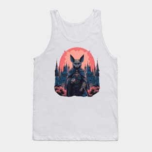 Fantasy Crusader Knight Gargoyle Tank Top